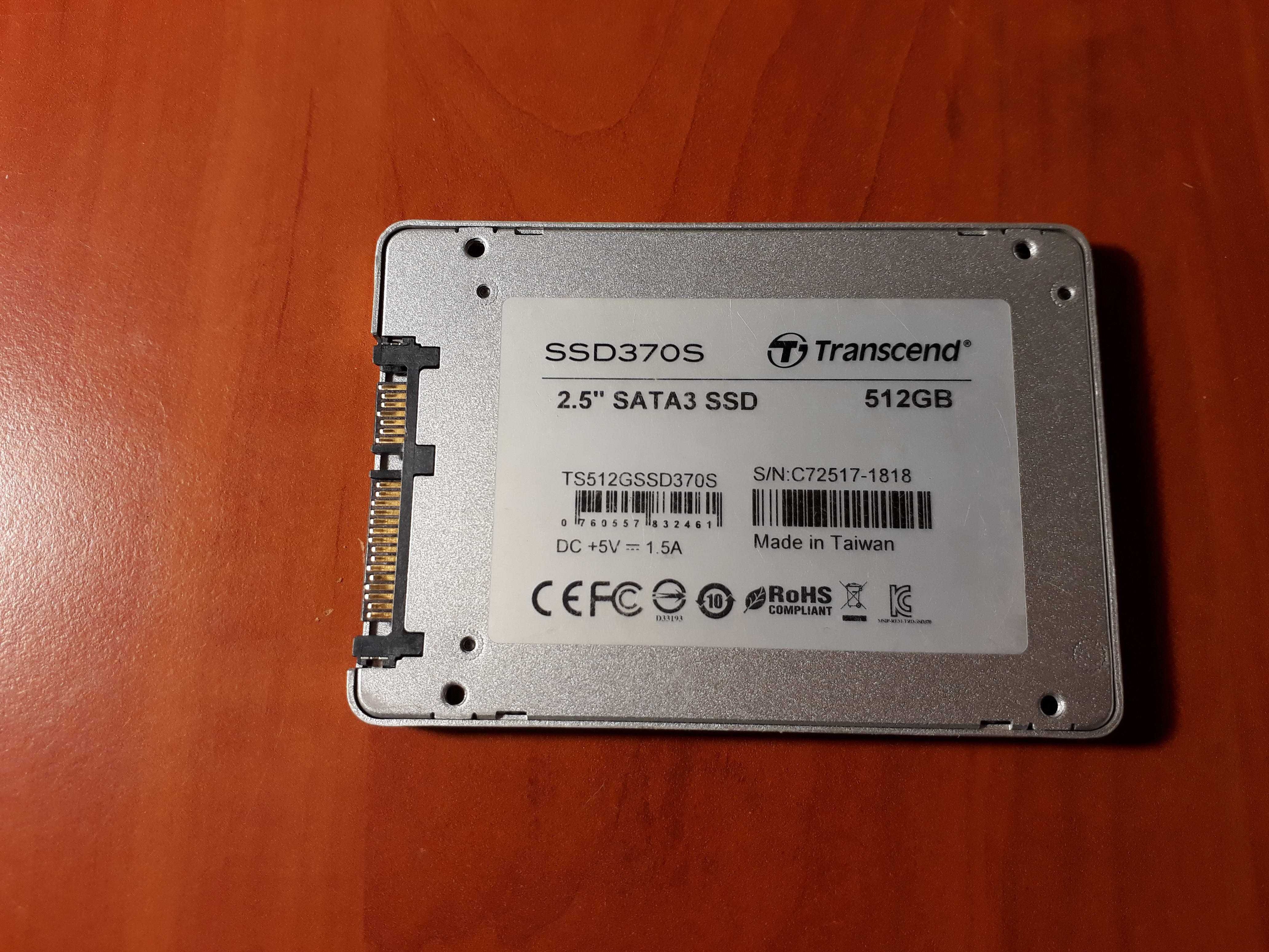SSD Transcend 512GB 2.5" TS512GSSD370S SSD370S ссд диск
