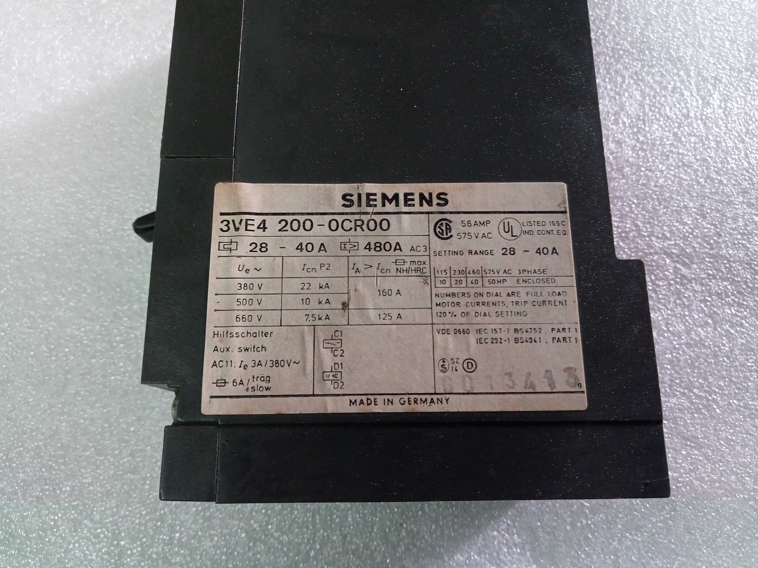 Diferencial Siemens 3VE4 200 0CR00