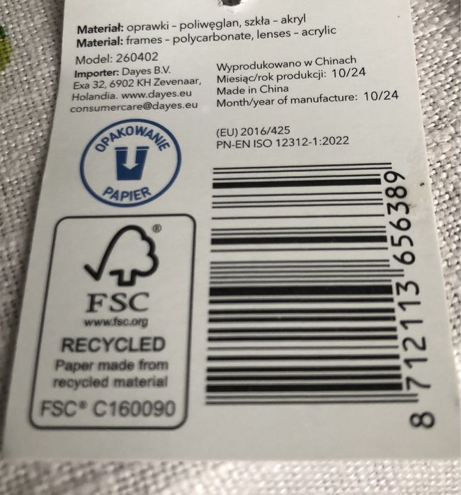 Okulary przeciwsloneczne