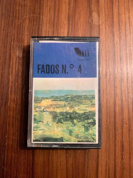 Conjunto de 6 cassetes vintage