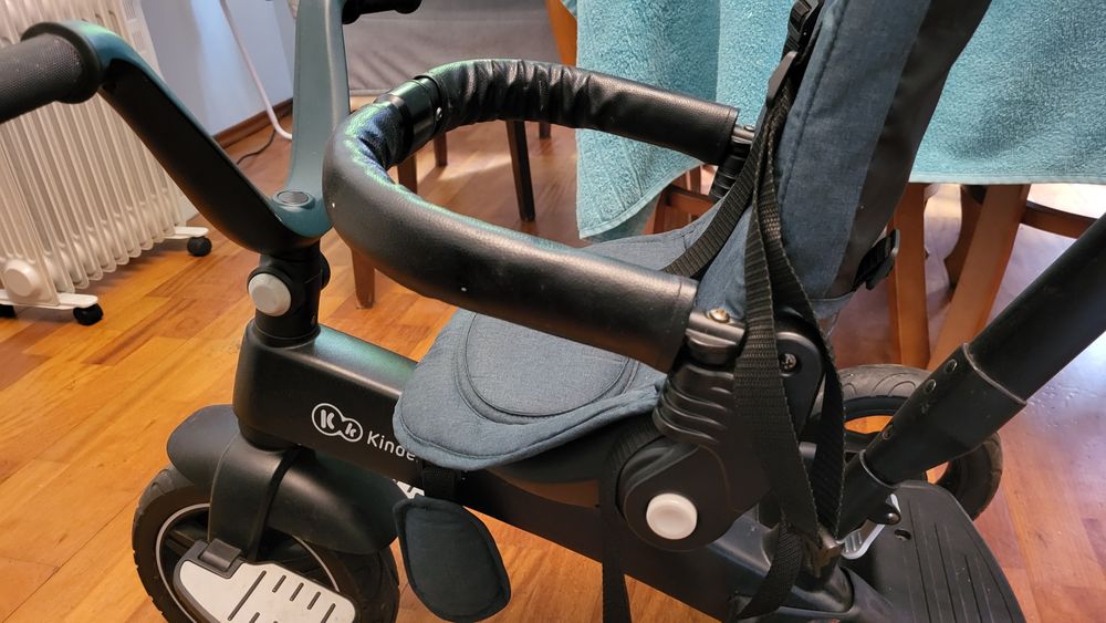 KINDERKRAFT - Rowerek trójkołowy dziecięcy 5w1 EASYTWIST zielono/czarn