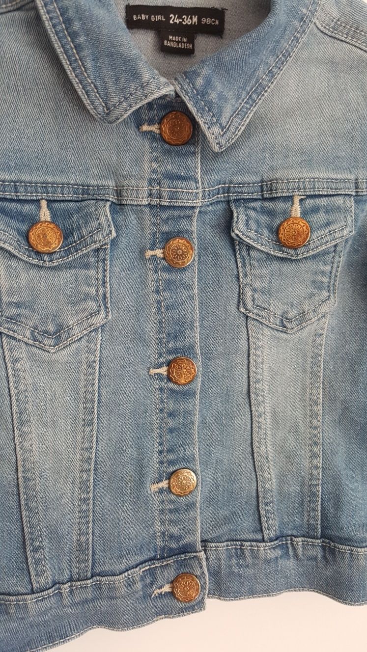 Kurtka jeansowa Denim Co r.2-3 lata 98cm