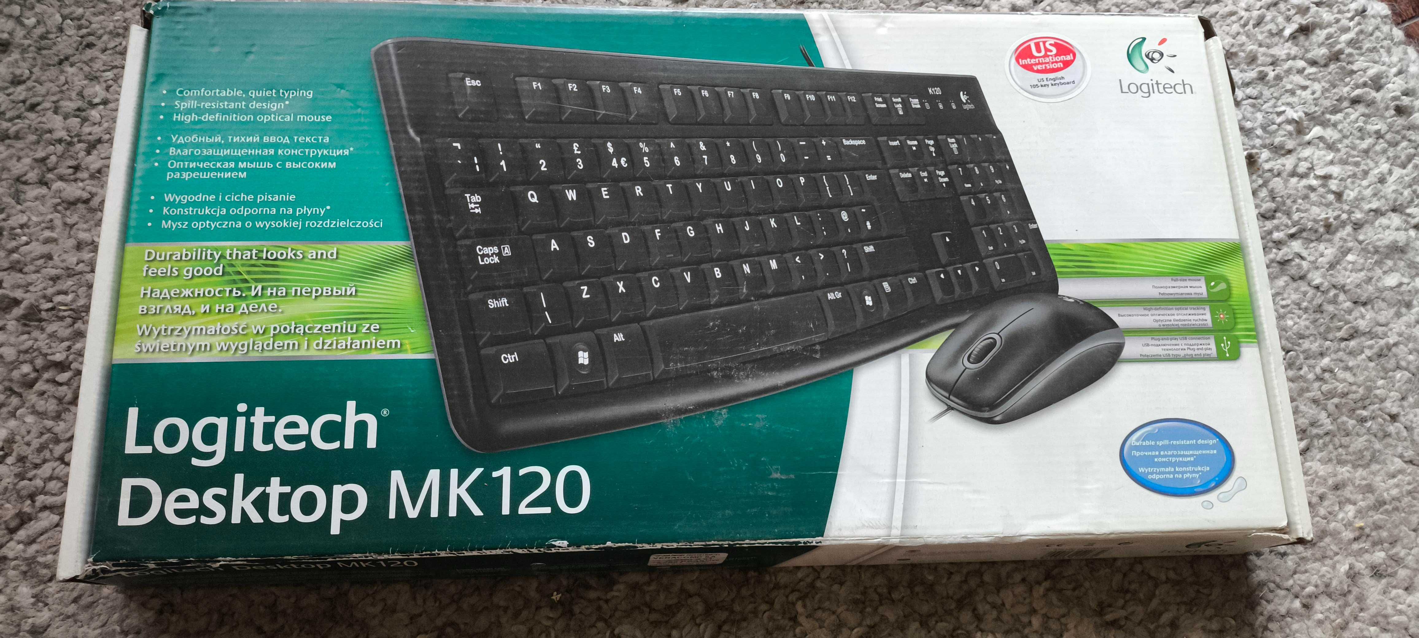 Logitech MK120-nowy zestaw klawiatura i mysz
