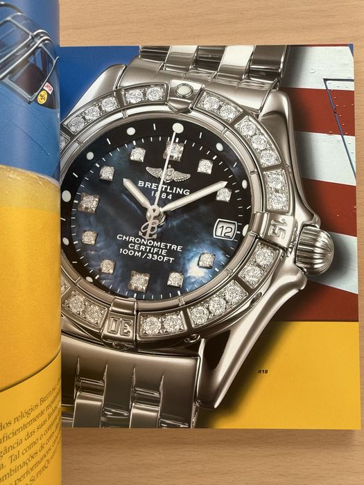Catálogo Breitling Chronolog 03 (Ano de 2003)