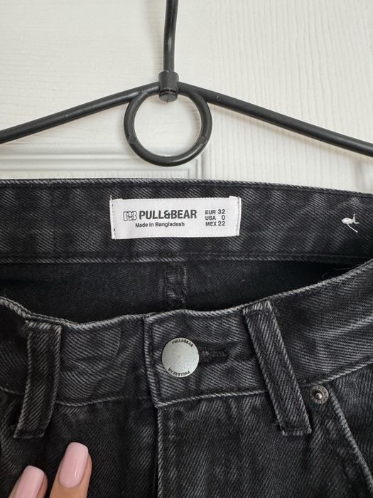 Джинси pull and bear чорні