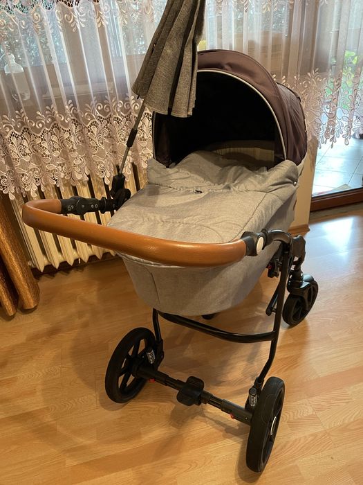 Wózek wielofunkcyjny 3w1 Riko Basic Plus Grey Fox