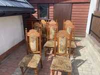Krzesła Ludwik  Drewniane 4 szt