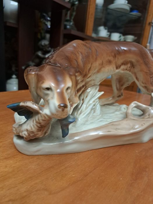 Figurka psa Bohemia royal dux  do przytulenia