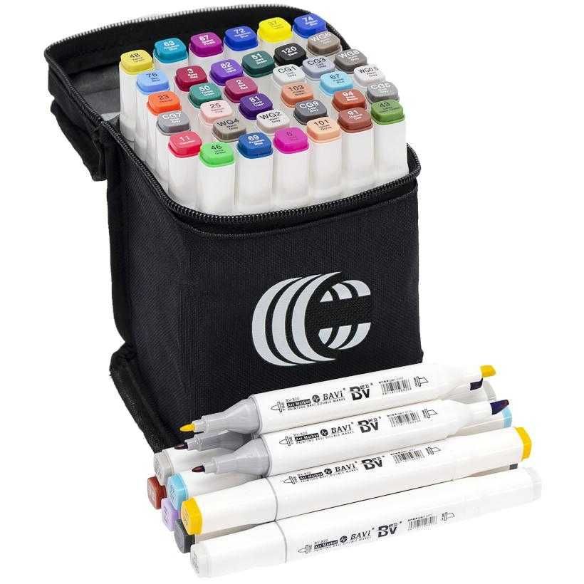 Набір скетч-маркерів 36 кольорів. Фломастери на спиртовій основі