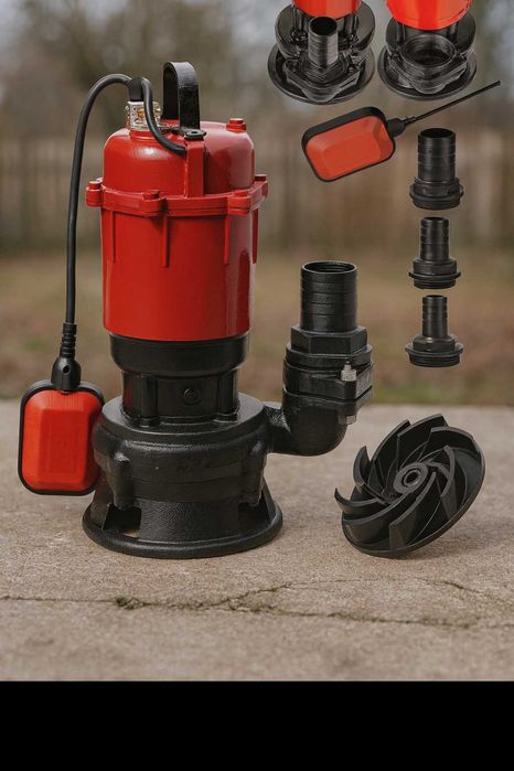 Pompa do wody czystej szamba brudnej z rozdrabniaczem zatapialna