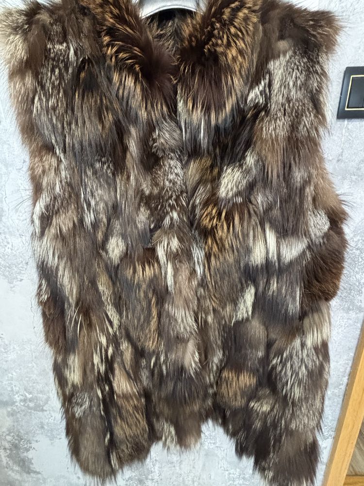 Kamizelka z naturalnej skóry