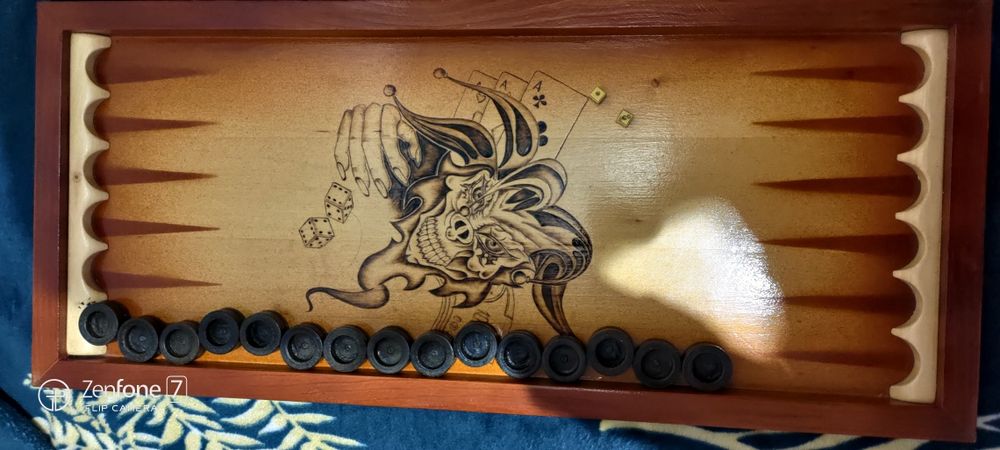 Nardy tryktrak backgammon ręcznie robione