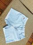 Krótkie jeansowe jasne spodenki. Lee Cooper