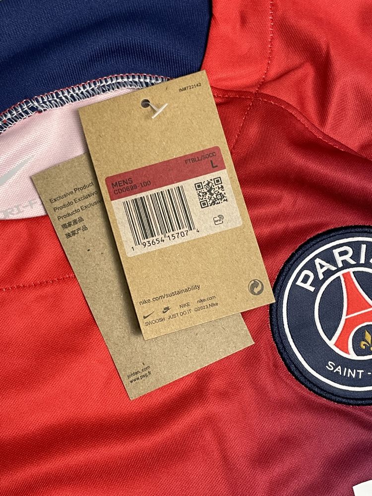 Nike Paris Saint Germain T-shirt Piłkarski Nowy 2024!