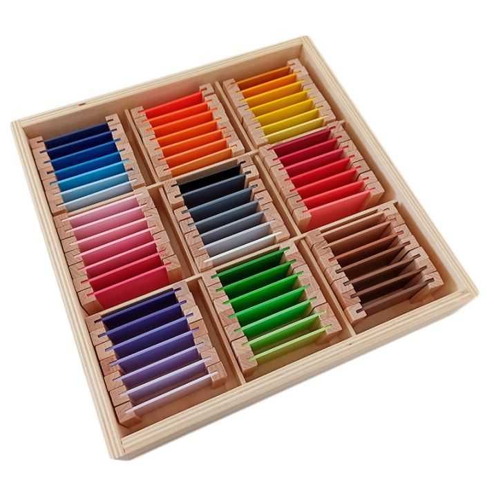Caixa de Cores III com 63 Tábuas de Madeira | Montessori