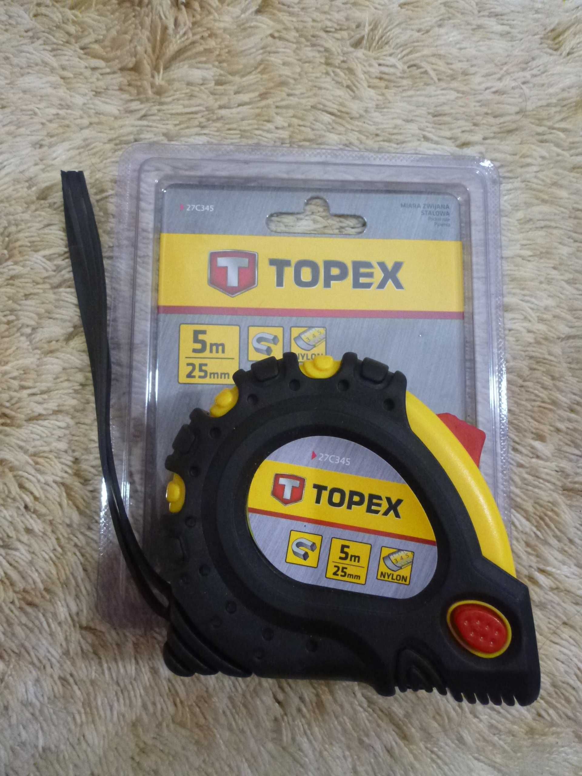 Рулетка TOPEX 5м