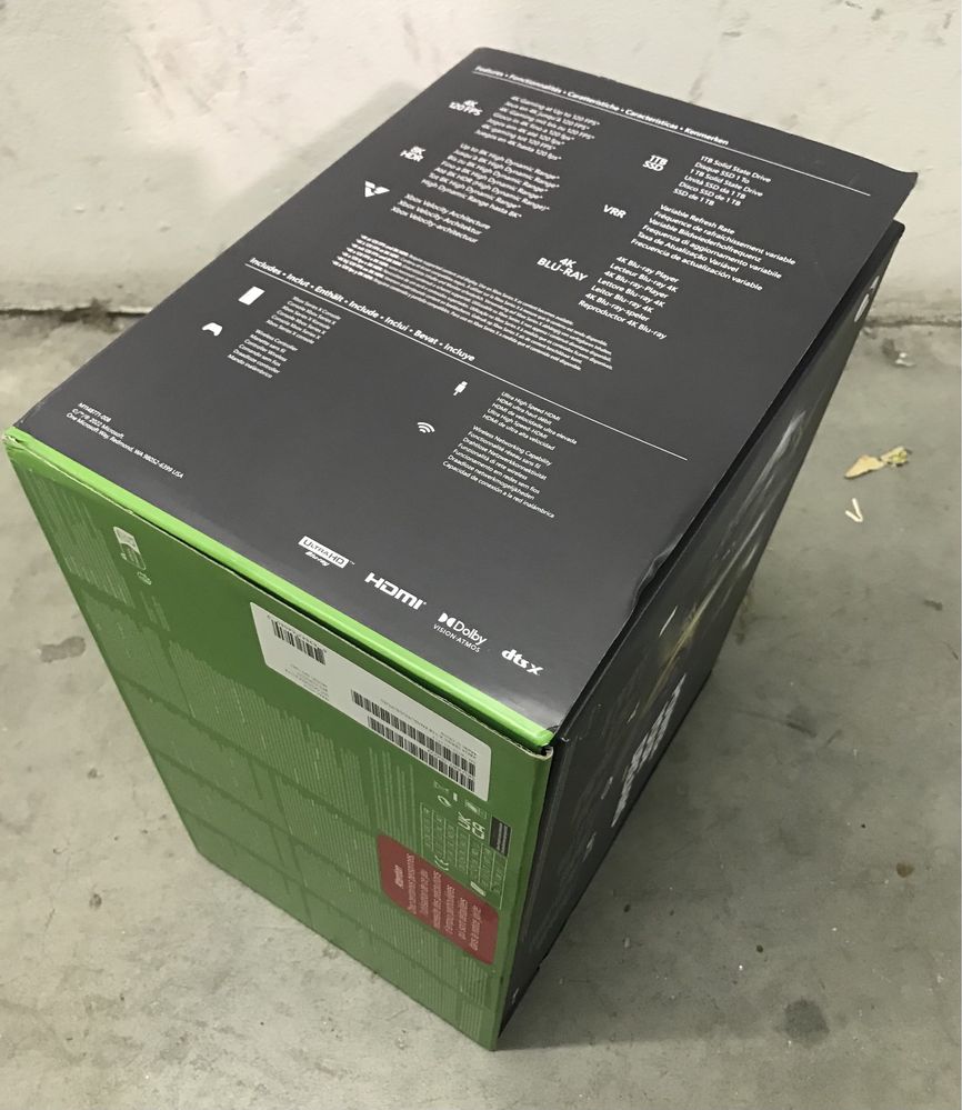 caixa VAZIA de XBOX