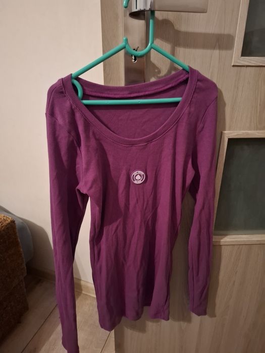 Bluzka tunika fioletowa S