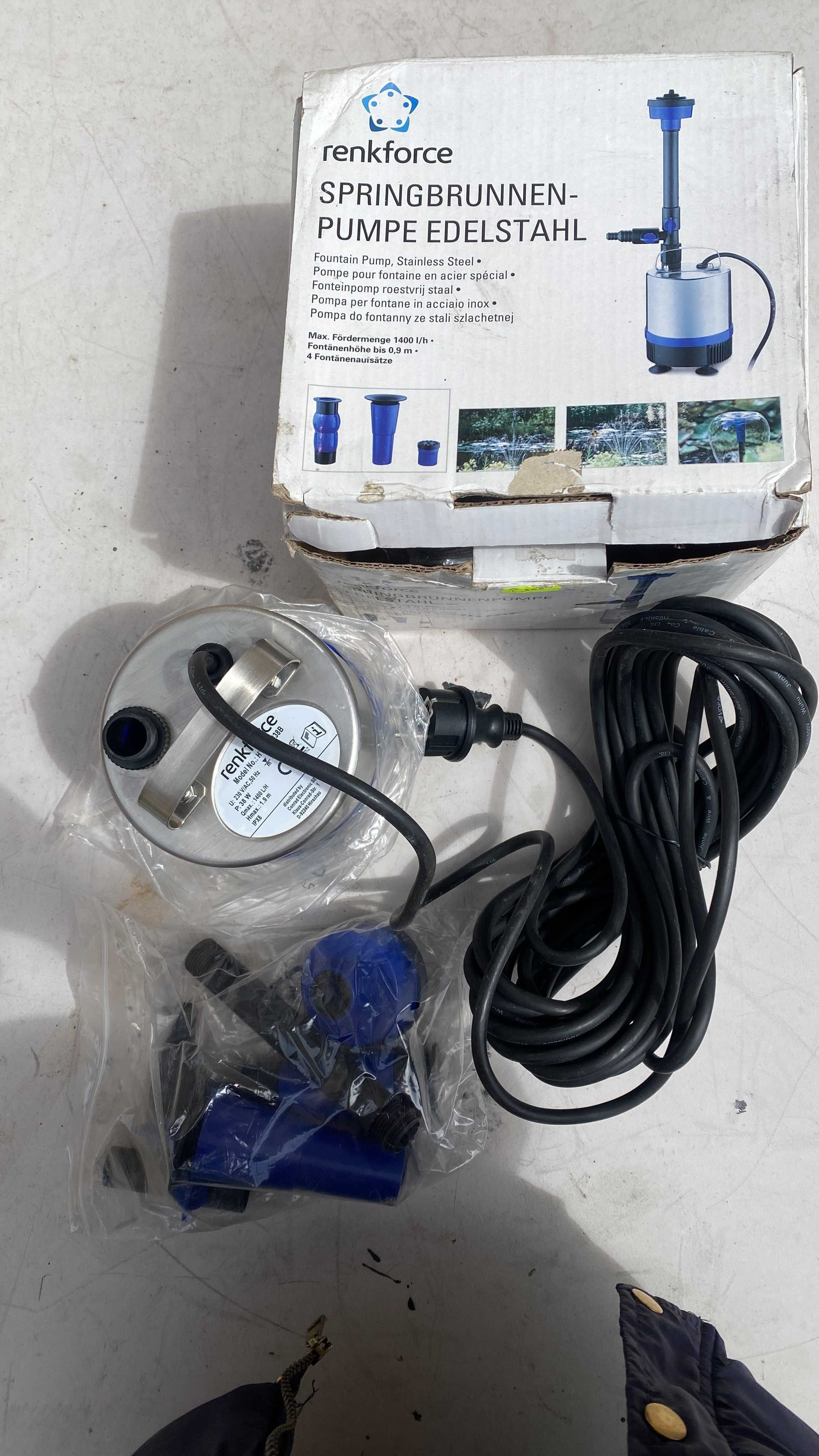 Вживаний насос OASE ProMax 20000 помпа renkforce neptun