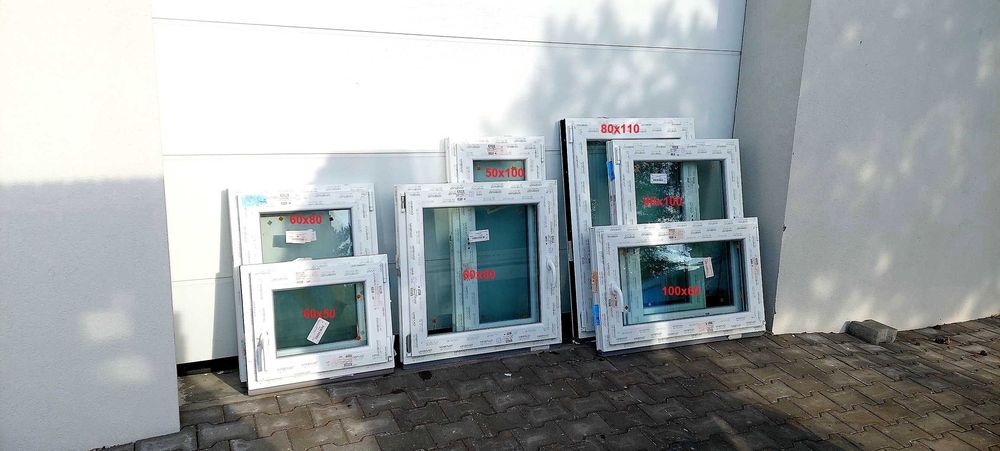 NOWE Okna PCV RU 80x60 60x80 80x80 i INNE Wysyłka 24H