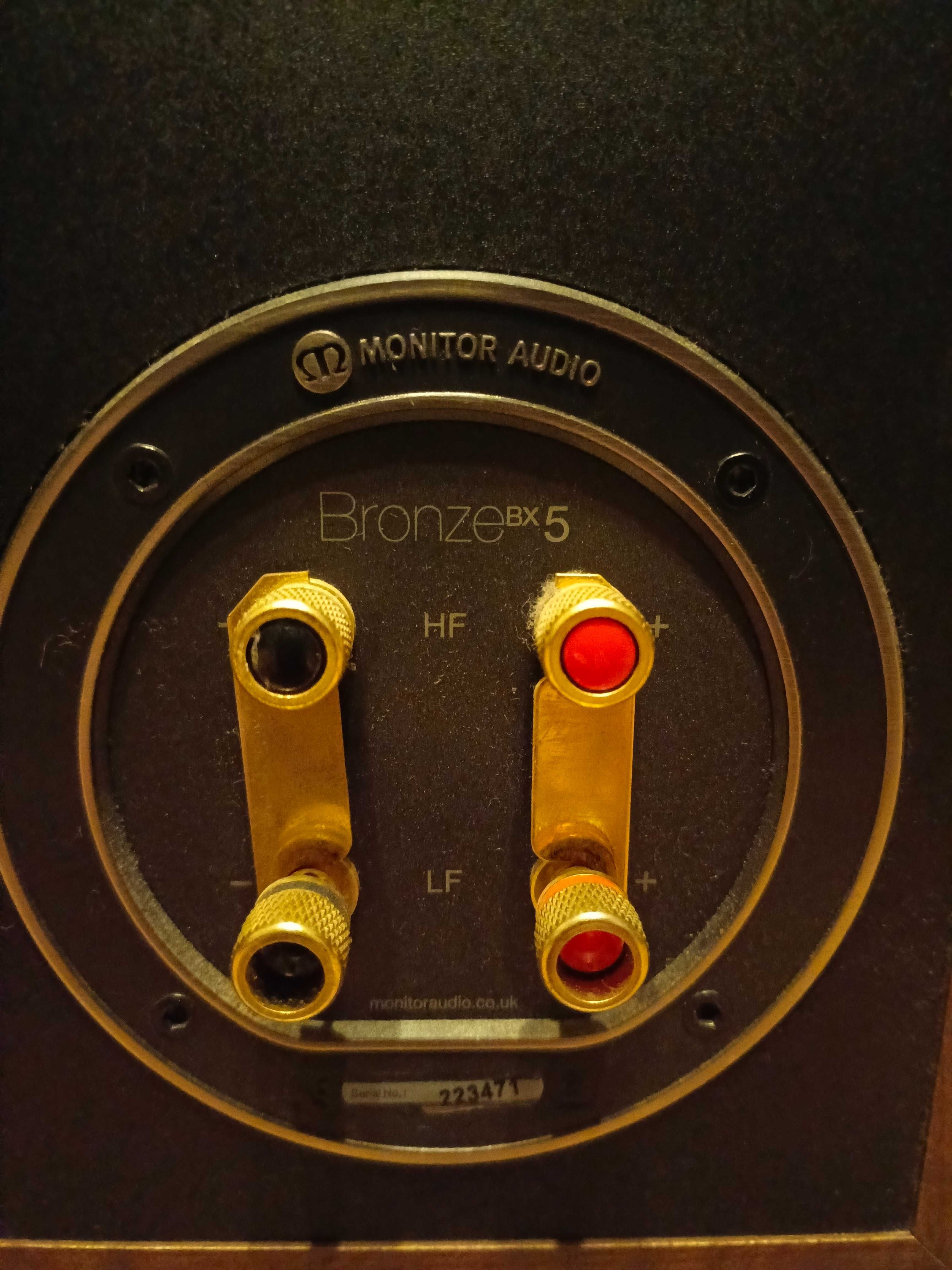 Sprzedam cały zestaw kolumn 5.0 Monitor Audio Bronze, bez