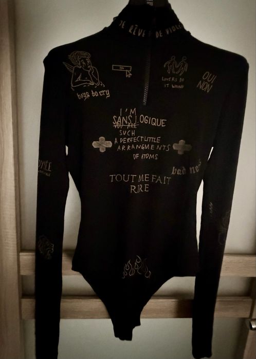 Така ціна до 3.12.2025 Боді чорний Ttswtrs оригинал