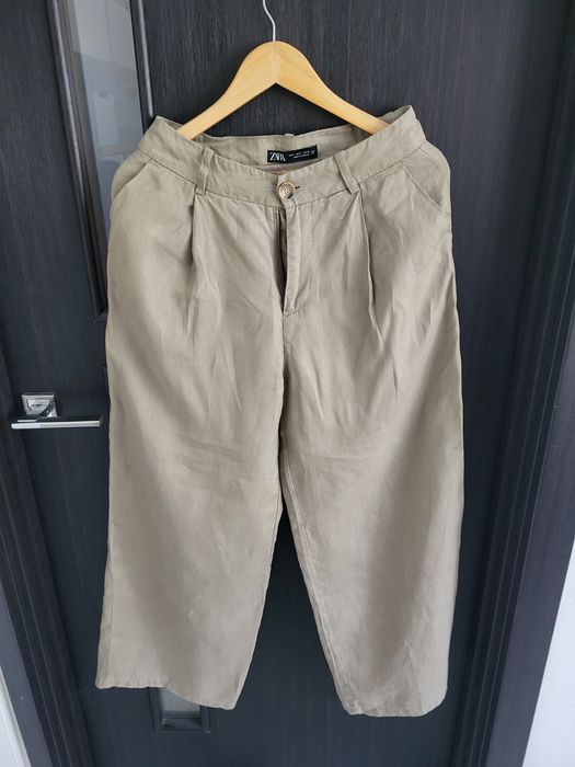 Льняные брюки Zara