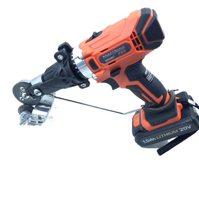 Nożyce DEKARSKIE adapter do cięcia blachy na wkrętarkę KD10788