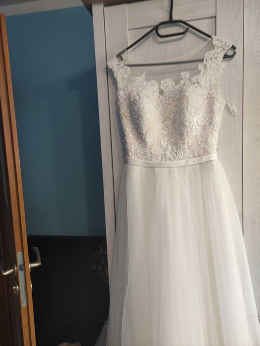 Suknia ślubna MIDI na przebranie ślub cywilny Afeodyta