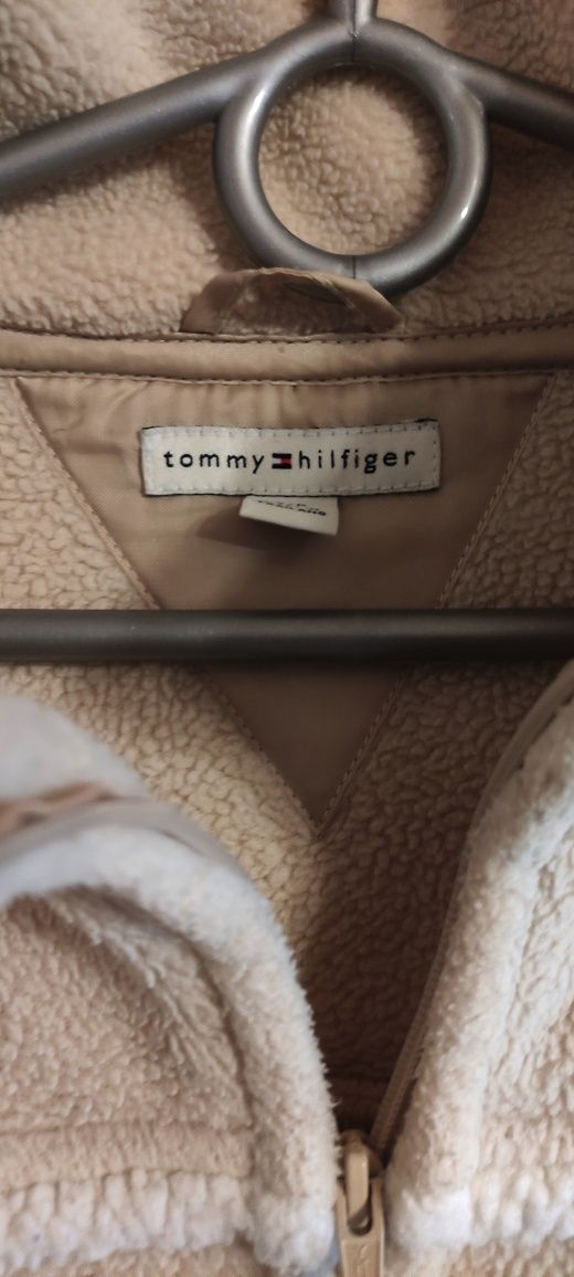 Tommy Hilfiger świetny polar oryginalny beżowy S