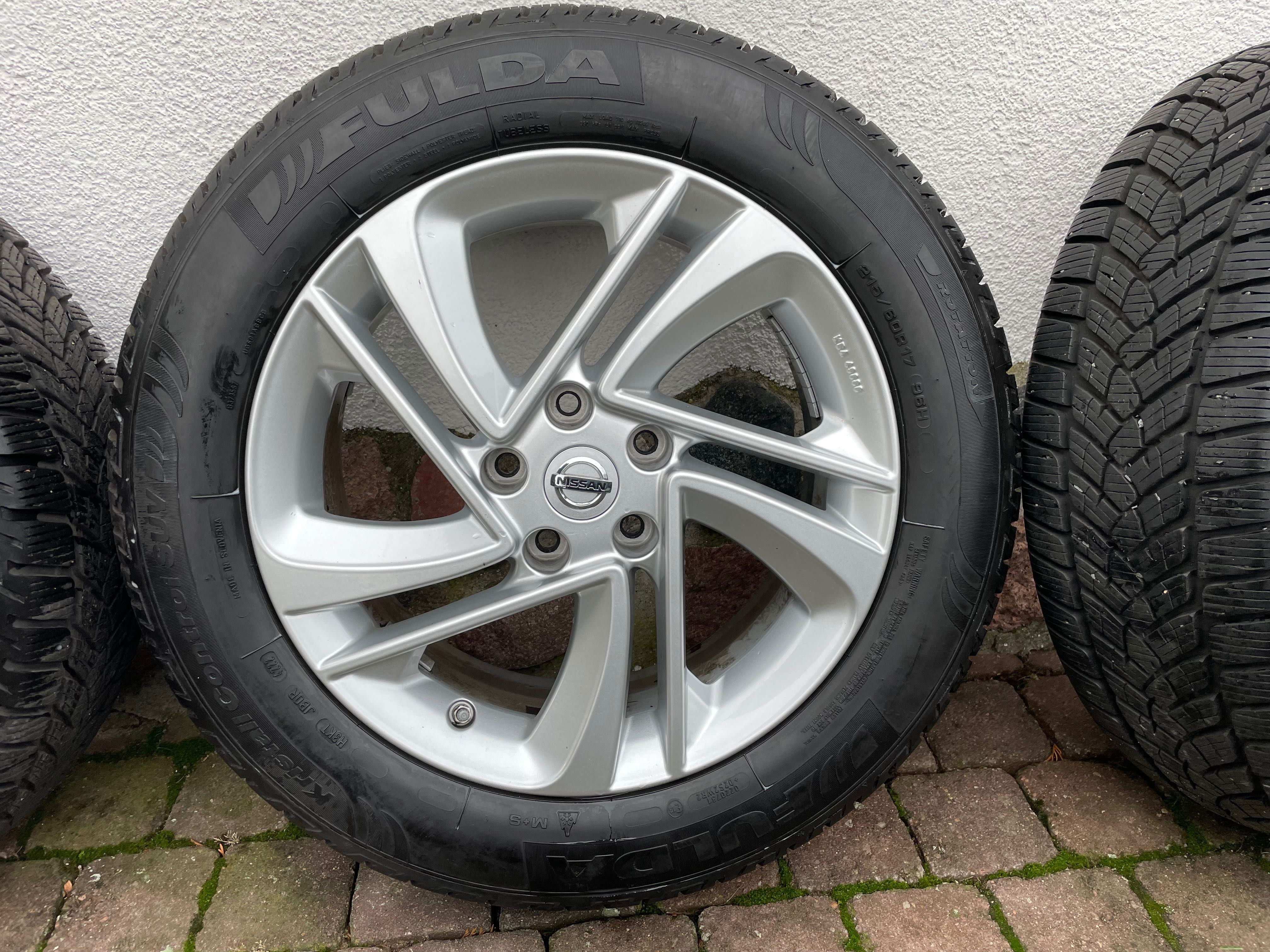 Koła felgi Nissan Qashqai Renault Koleos 5x114,3 zima 215/60/17