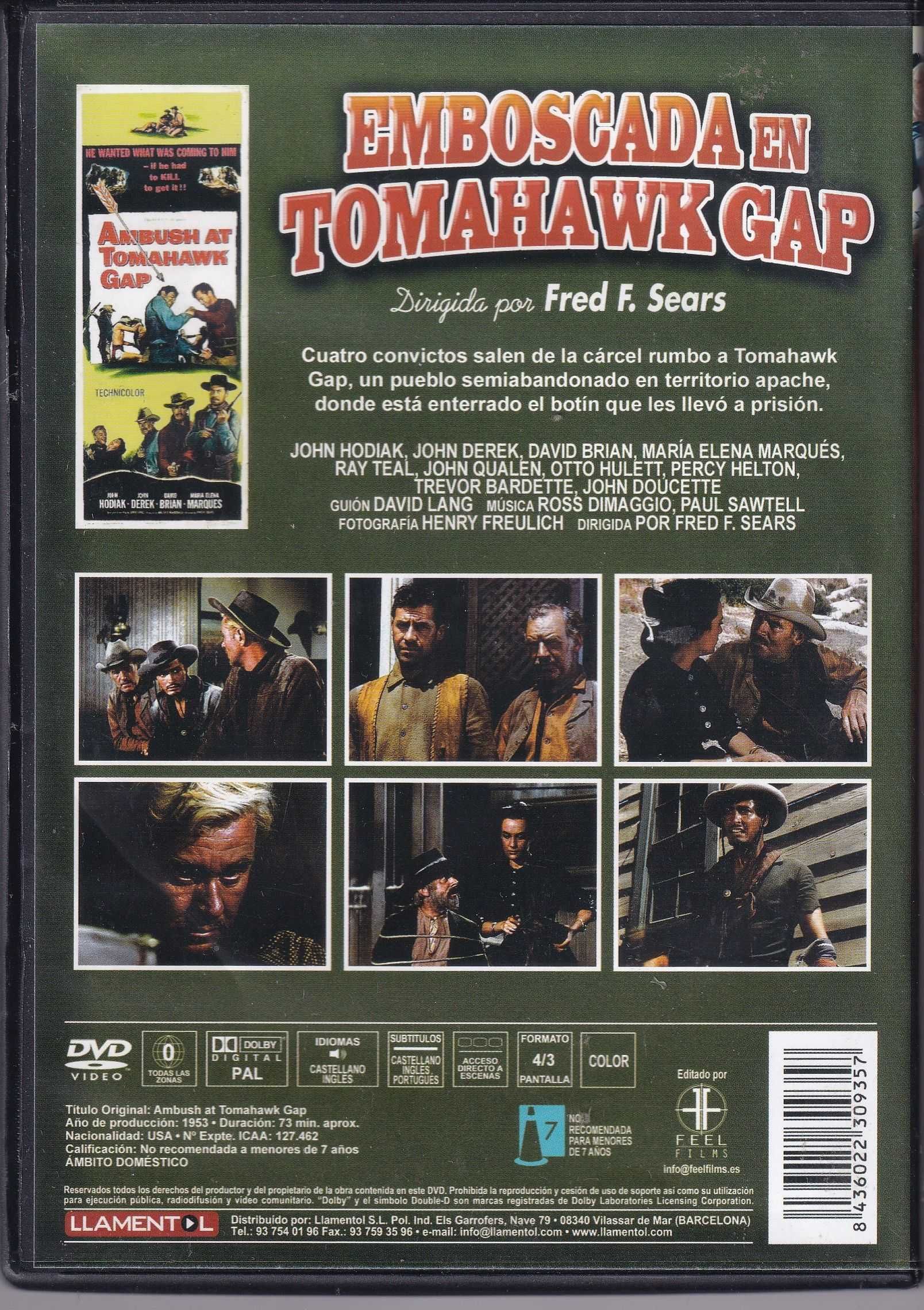 DVD - Emboscada em Tomahawk Gap