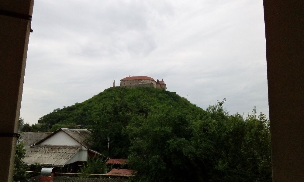 Дом в Мукачево с видом на замок.