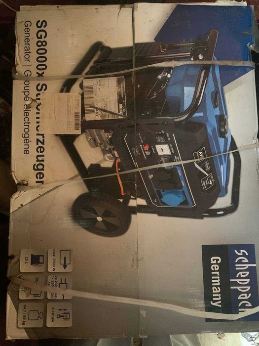 Немецкий Генератор бензиновый Scheppach SG 8000X