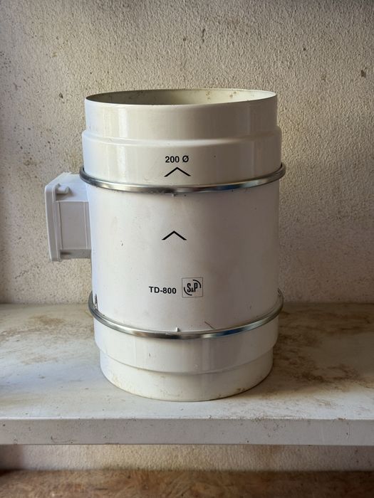 Ventilador de conduta - Soler & Palau (S&P), modelo TDX2 1000 (Duplo)