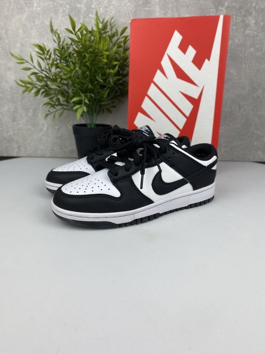 Skórzane sneakersy Nike Dunk Low Panda r 38 – klasyka w czerni i bieli