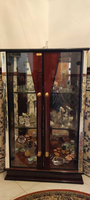 Vitrine de vidro para hall ou canto sala