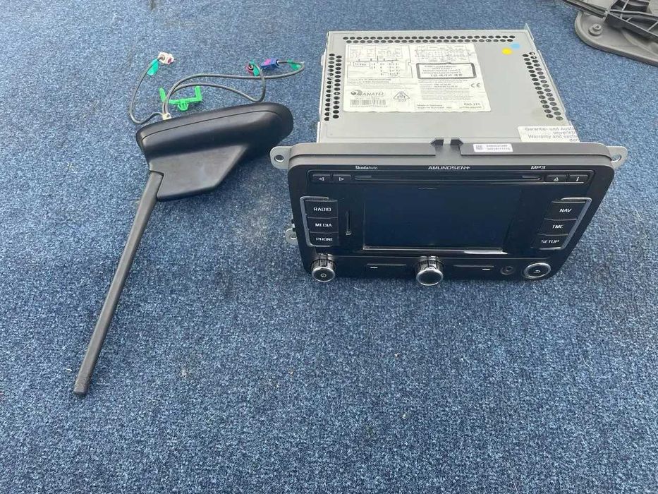 Магнітола 3t0035192f gps навігація skoda fabia 2 магнитола антена