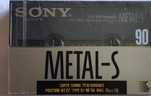 Kaseta SONY METAL-S 90 Type IV Zafoliowana. Kolekcjonerska. Vintage