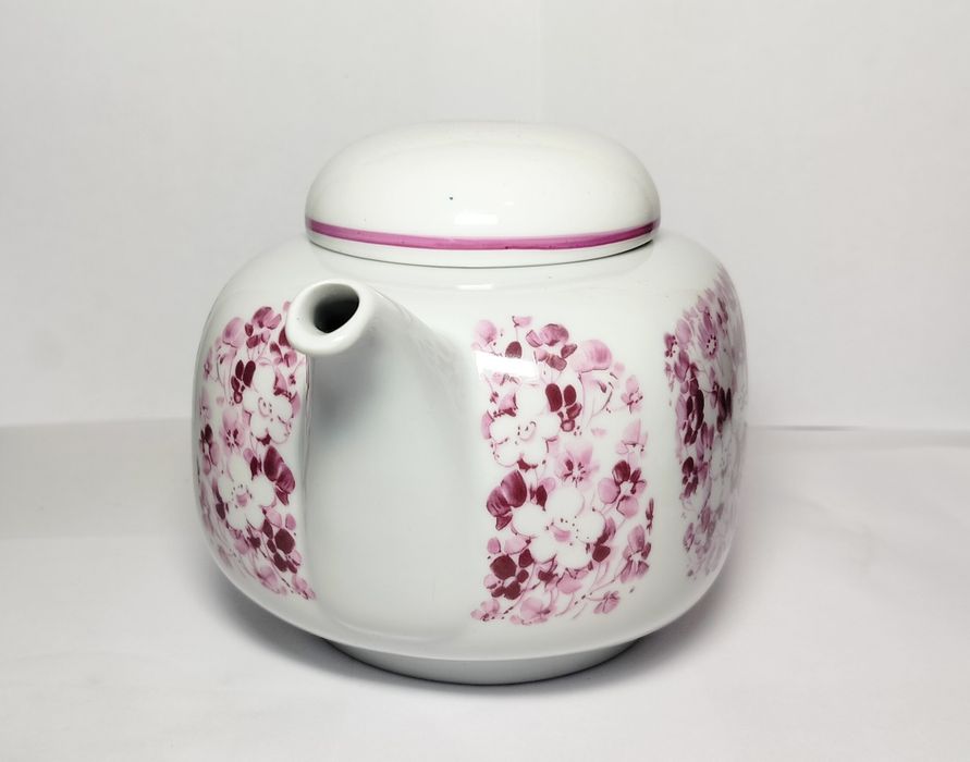 Czajnik Imbryk Porcelana Piessau Styl ludowy