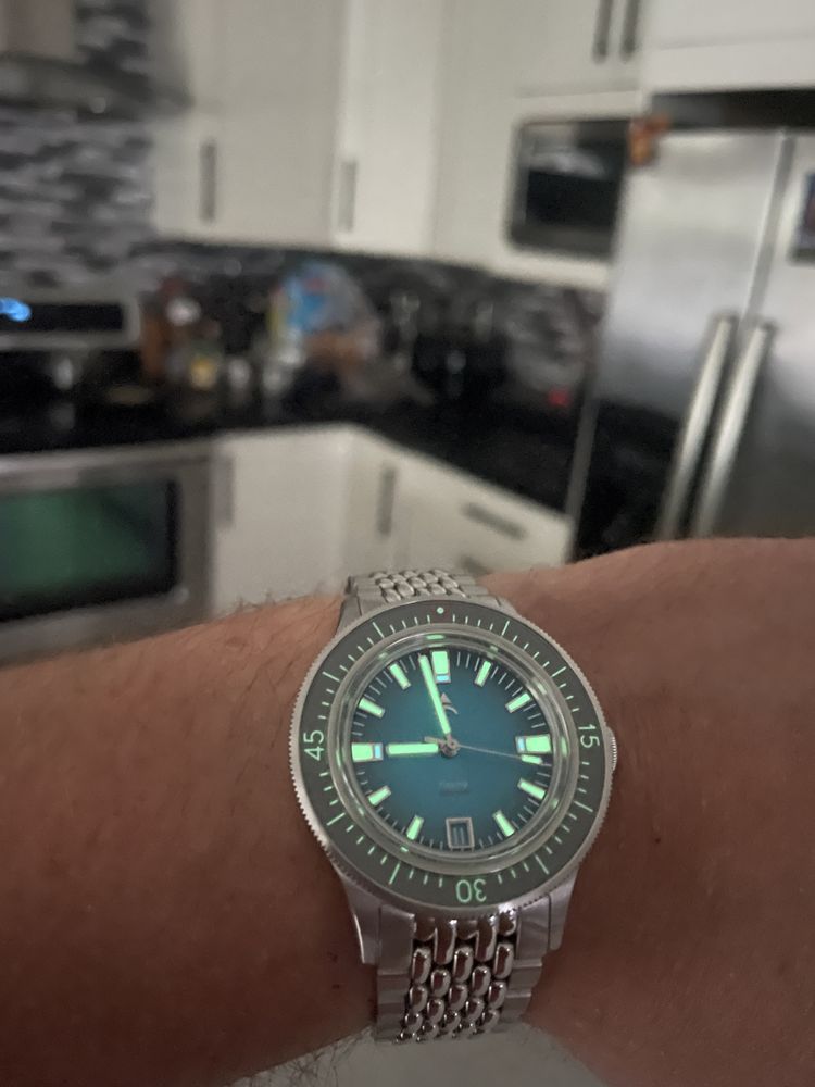 Zegarek męski Axios Flagship Teal diver nurek limitka 200 sztuk