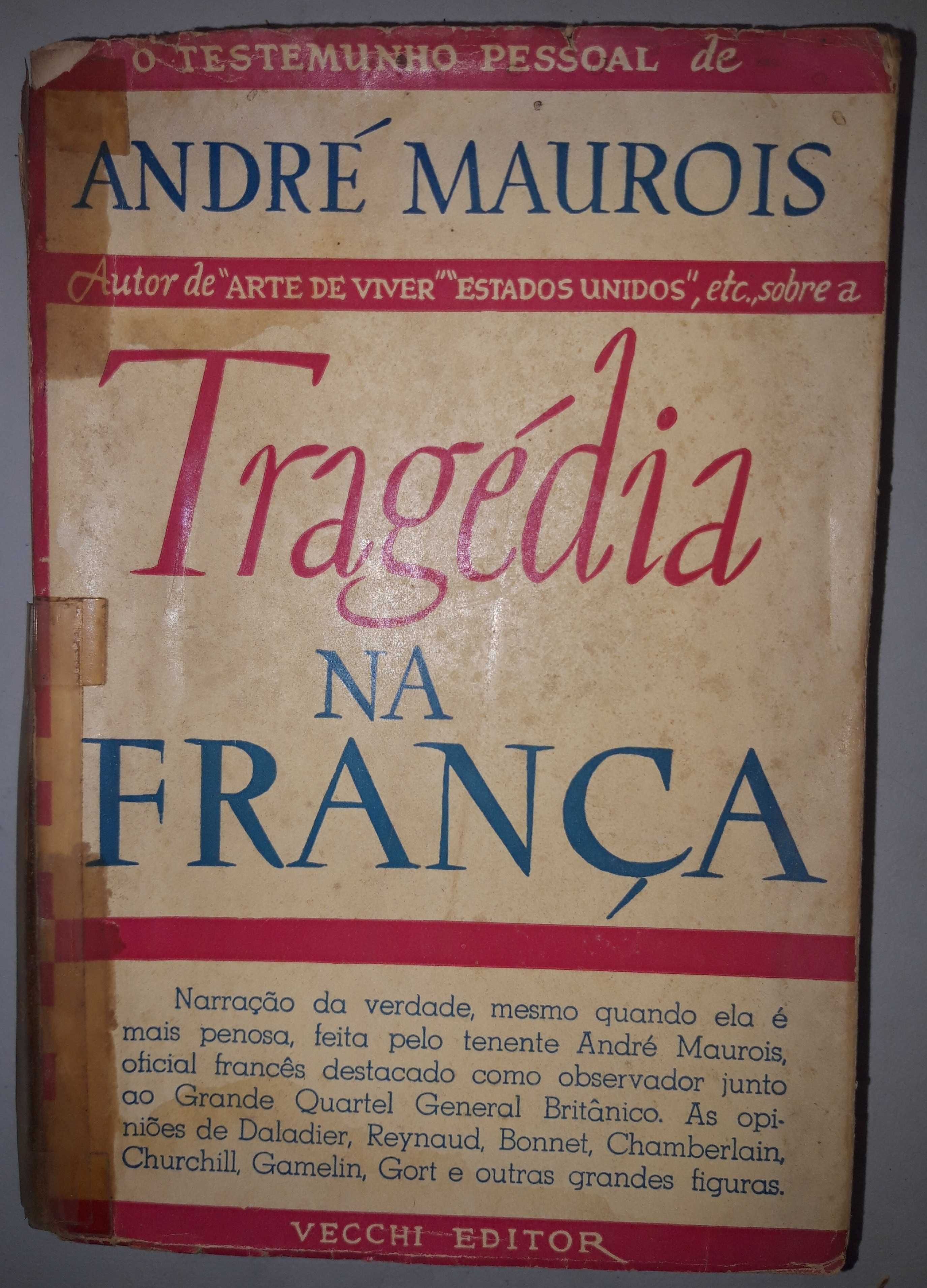 Livro- Ref CxC - André Mauros -  Tragédia na França