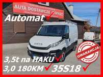 Iveco DAILY  35S18 3,0 180KM AUTOMAT Klima 3,5t na HAKU Tempomat Bagażnik Dachowy//