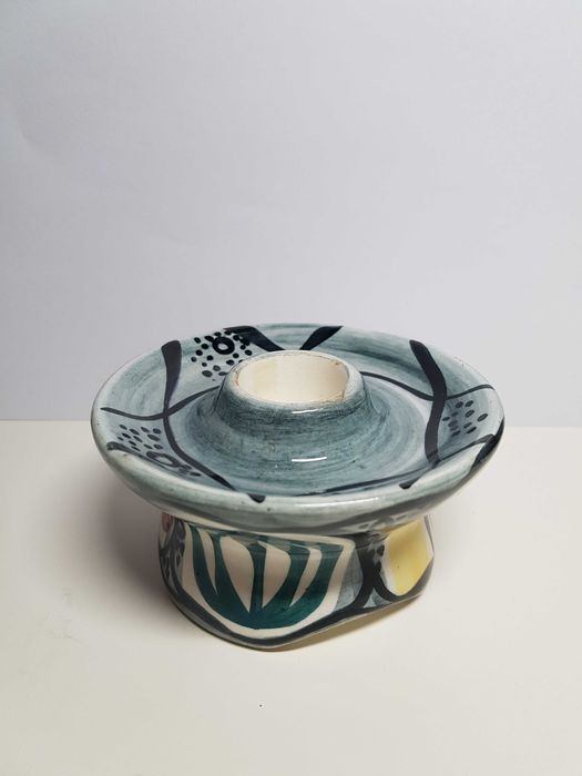 Fajans Świecznik Włocławek wzór nr 3111 UNIKAT