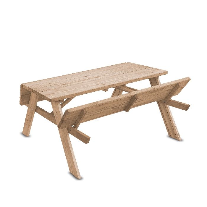 Stół piknikowy drewniany ogrodowy deska 42mm