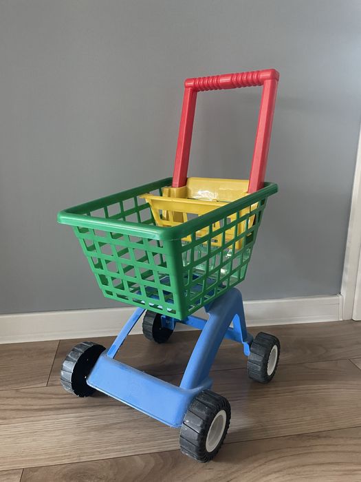 Zabawka wózek sklepowy, koszyk