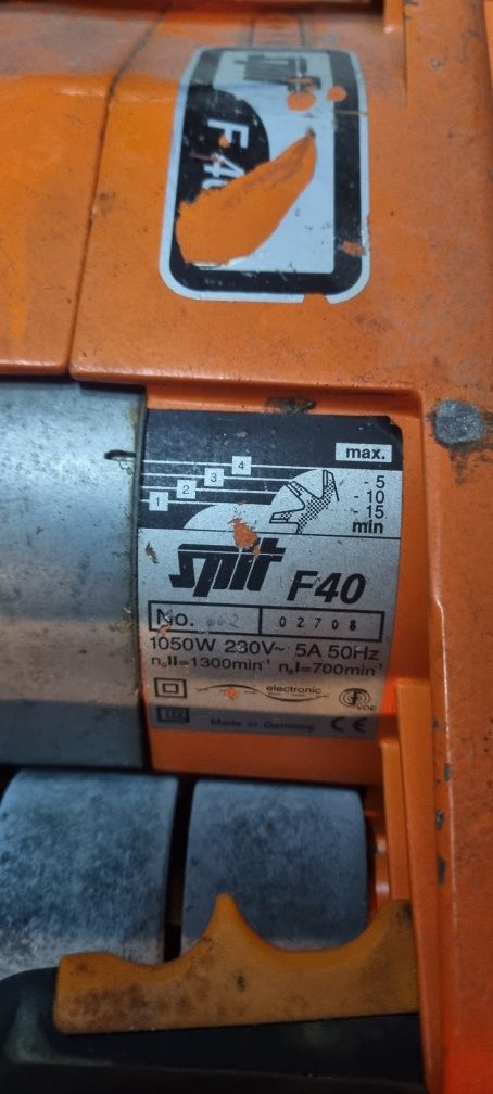 Máquina de abrir roços SPIT F40
