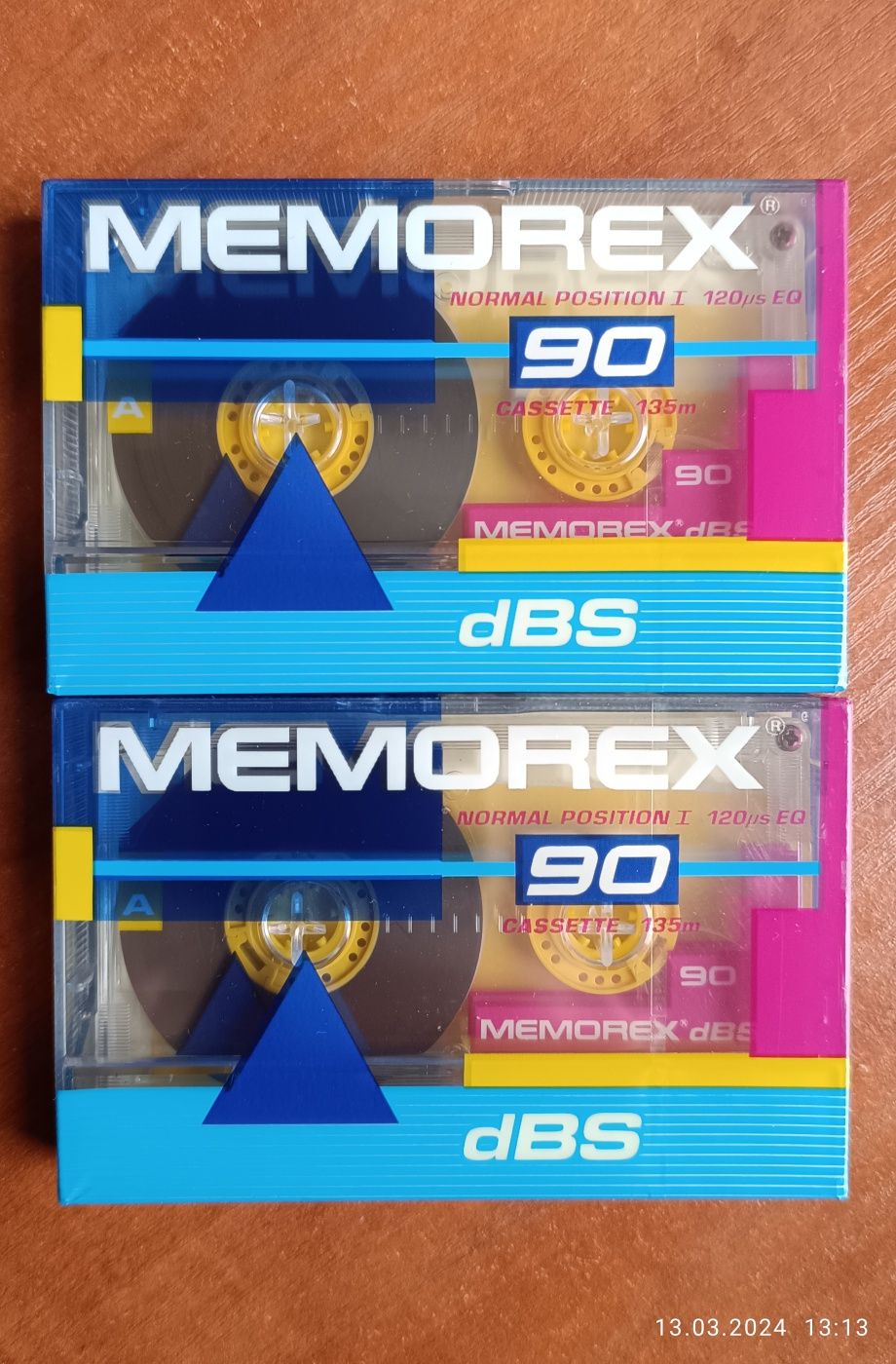 Kasety magnetofonowe MEMOREX dBS90