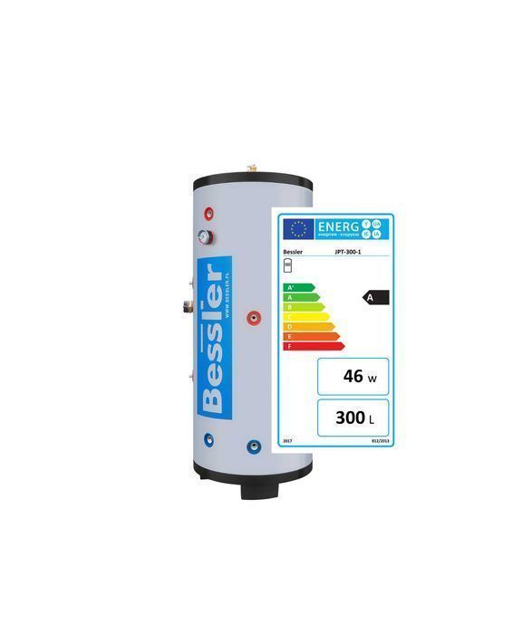 ZASOBNIK CWU BUFOR BOJLER 300l z wężownicą 2,4 m² ze stali nierdzewnej