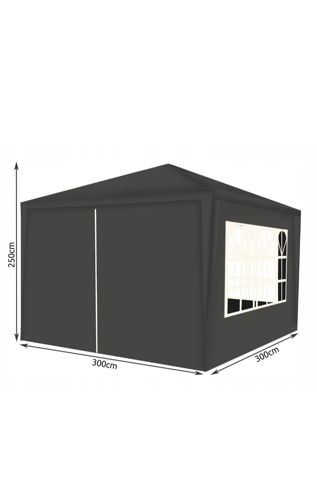 Altanka ogrodowa namiot 3x3 + 4 ścianki